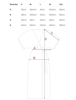 Dámske zavinovacie šaty S406 Tmavo ružová - Stylove