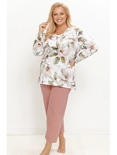 3652 DÁMSKE DLHÉ PYŽAMO DENISA 2XL–4XL