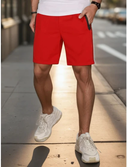 Pánské šortky červené model 21987789 - Dstreet