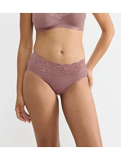Dámske nohavičky Romance Midi - BROWN - hnedá 1141 - SLOGGI