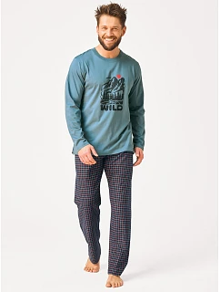 Pyžamo MNS model 22362148 dlouhé rukávy, velikosti M–2XL - Key
