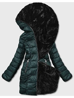 DWUSTRONNA KURTKA DAMSKA ZIELONA model 21244134 - S'WEST