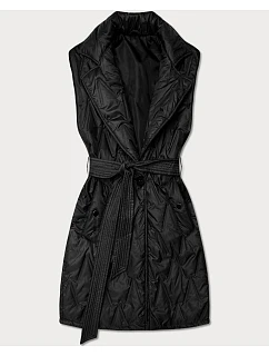 kamizelka z paskiem Goodlookin czarna model 22037904 - S'WEST