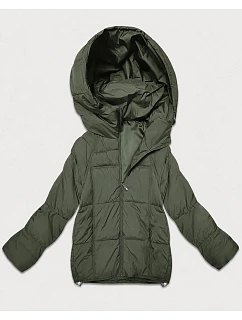 Prošívaná dámská přechodová bunda v barvě khaki model 22343680 - S'WEST