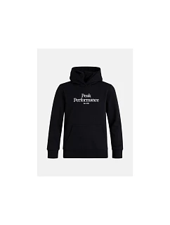 Mikina Peak Performance Jr Original Hood, černá