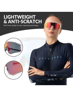 Okuliare Rockbros Sporot SP297 ružové s polarizáciou.