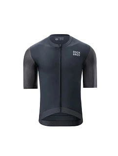 Cyklistický dres model 22114067 krátký rukáv velikost S černý - Rockbros
