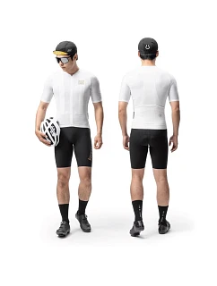 model 22114113 Cyklistický dres Diamond s krátkým rukávem velikost XL bílý - Rockbros