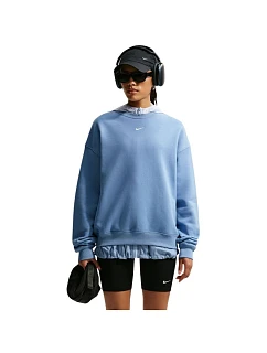 Dámská mikina Studio Fleece, modrá, model 22313329 - NIKE