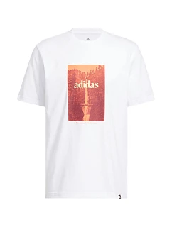 Pánské tričko  bílé, model 22318070 - ADIDAS