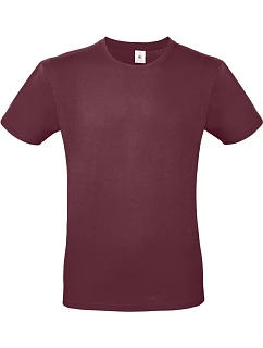 B&C #E150 Tričko 01.001T burgundy