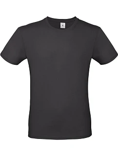 B&C #E150 Tričko 01.001T black pure