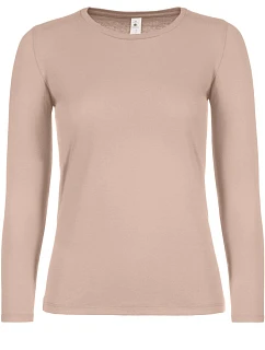 B&C #E150 LSL /women Dámské tričko s dlouhým rukávem  pink model 22492614