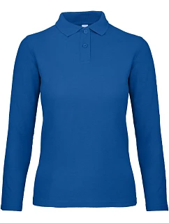 B&C ID.001 LSL /women Dámské piqué polo s dlouhým rukávem model 22421662 royal blue