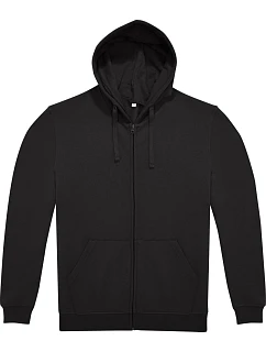 B&C Zip Hood Unisex mikina s kapucí black model 22444976