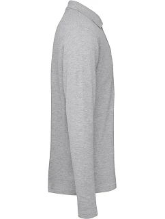 B&C ID.001 Piqué polo 01.ID01 heather grey