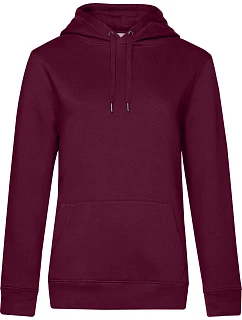 B&C QUEEN Hooded_° Dámská mikina s kapucí model 22528477 dark cherry