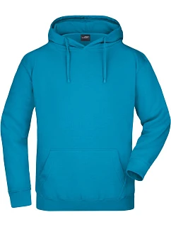JN 47 Mikina s kapucí model 22524621 turquoise - Daiber