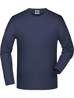 JN 56 Elastické tričko s dlouhým rukávem model 22528883 navy - Daiber