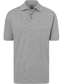 JN 70 Piqué polo model 22441943 grey heather - Daiber