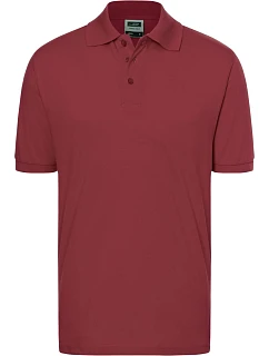 JN 70 Piqué polo model 22442045 wine - Daiber