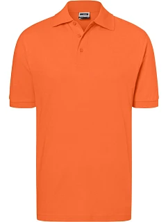 JN 70 Piqué polo model 22442025 dark orange - Daiber