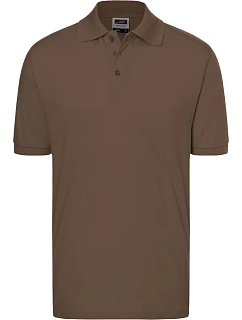 JN 70 Piqué polo model 22441957 brown - Daiber
