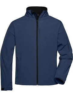 JN 135 Pánská 3vrstvá softshellová bunda model 22485620 navy - Daiber