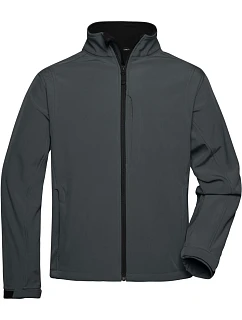 JN 135 Pánská 3vrstvá softshellová bunda model 22485586 carbon - Daiber