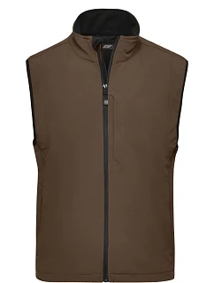 JN 136 Pánská 3vrstvá softshellová vesta model 22485643 brown - Daiber