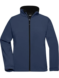 JN 137 Dámská 3vrstvá softshellová bunda model 22485706 navy - Daiber