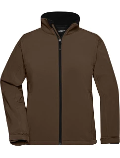 JN 137 Dámská 3vrstvá softshellová bunda model 22485688 brown - Daiber