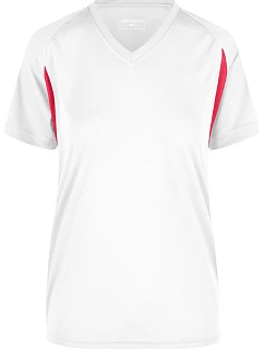 JN 316 Dámské běžecké tričko model 22485875 white/red - Daiber