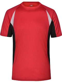 JN Pánské běžecké tričko 02.0 red/black model 22486531 - Daiber