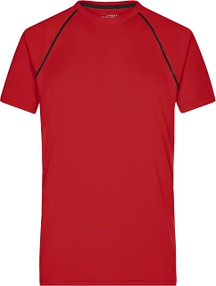 JN 496 Pánské funkční tričko model 22486860 red/black - Daiber