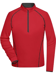 JN 497 Dámské funkční tričko s dlouhým rukávem model 22486934 red/black - Daiber