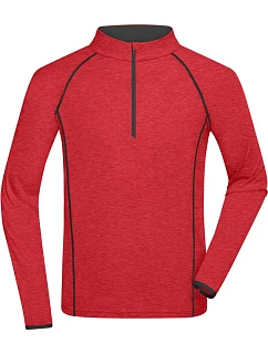JN 498 Pánské funkční tričko s dlouhým rukávem red model 22486994 - Daiber