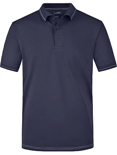 JN Pánské žerzejové elastické polo 02.0 navy/white model 22487190 - Daiber