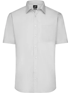 JN 680 Popelínová košile s krátkým rukávem model 22537750 light grey - Daiber