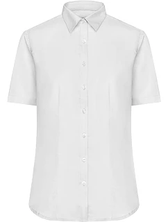 JN  keprová halenka s krátkým rukávem 02.0 white model 22488329 - Daiber