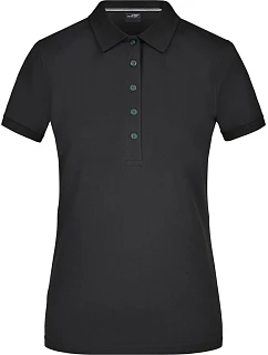 JN Dámské piqué polo 02.0 black model 22488445 - Daiber