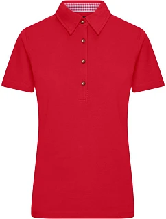 JN 715 Dámské piqué polo v  stylu  white model 22488648 - Daiber