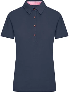 JN 715 Dámské piqué polo v  stylu  white model 22488658 - Daiber