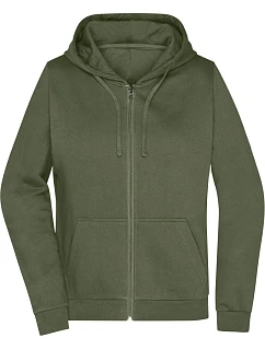 JN 755 Dámská mikina s kapucí model 22489435 olive - Daiber