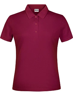 JN Dámské piqué polo 02.0 wine model 22413935 - Daiber