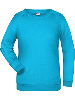 JN Dámská raglánová mikina 02.0 turquoise model 22437569 - Daiber
