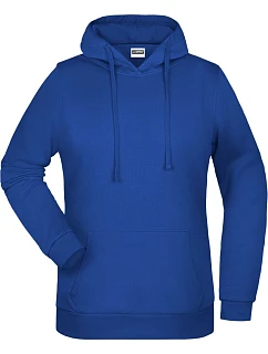 JN 795 Dámská mikina s kapucí model 22430512 dark royal - Daiber