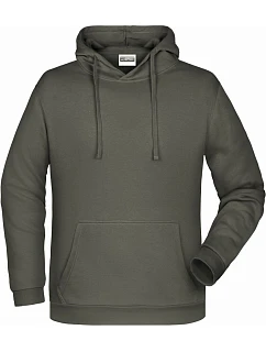 JN 796 Pánská mikina s kapucí model 22437601 dark grey - Daiber