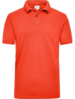 JN 801 Pánské pracovní piqué polo z těžké bavlny model 22490519 spicy orange - Daiber