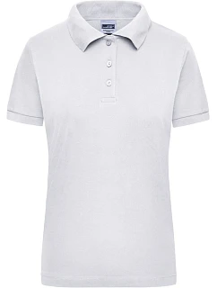 JN 803 Dámské pracovní piqué polo z těžké bavlny model 22490908 white - Daiber
